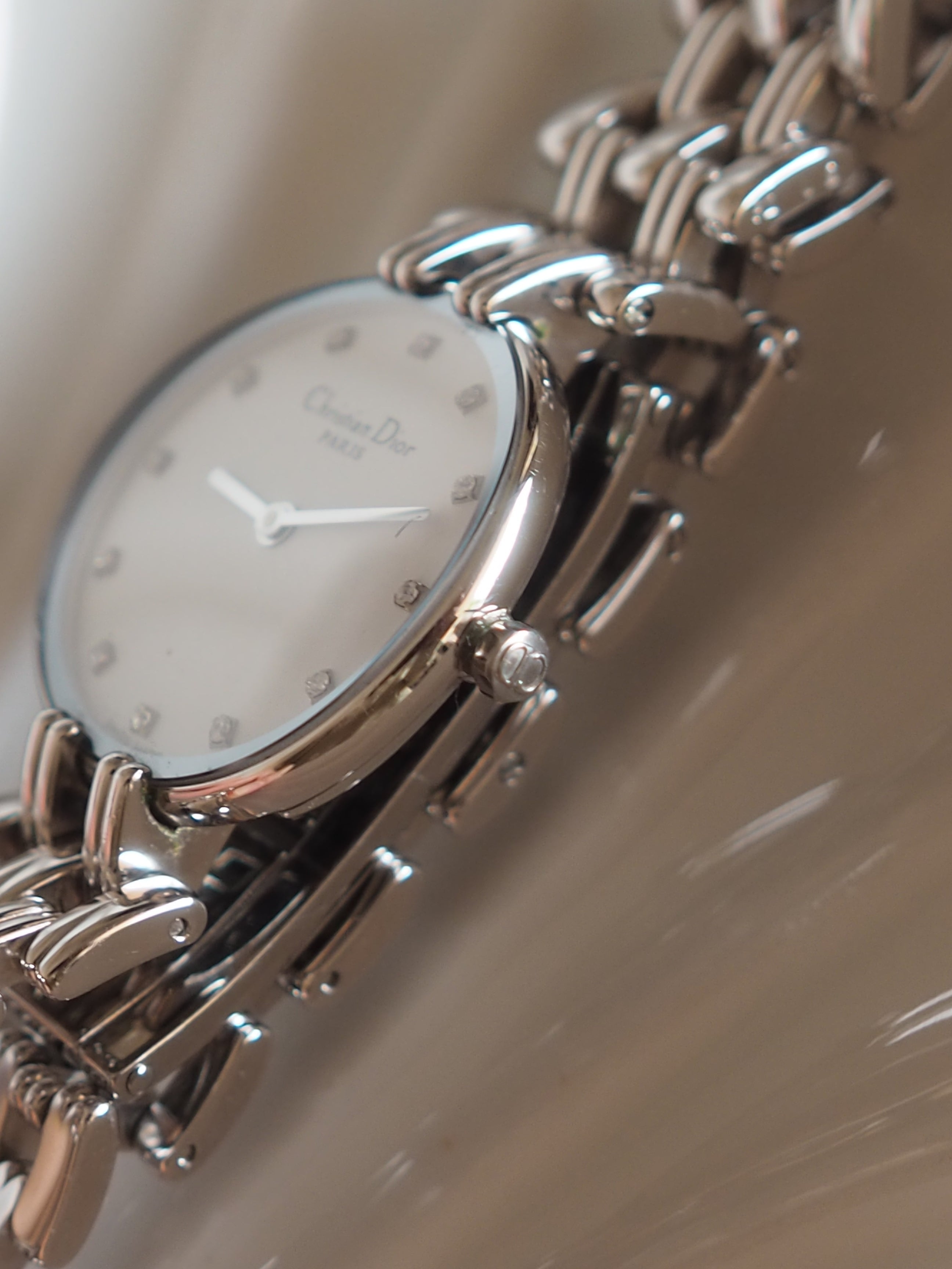 Christian Dior ディオール バギラ ウォッチ 腕時計 シルバー ヴィンテージ