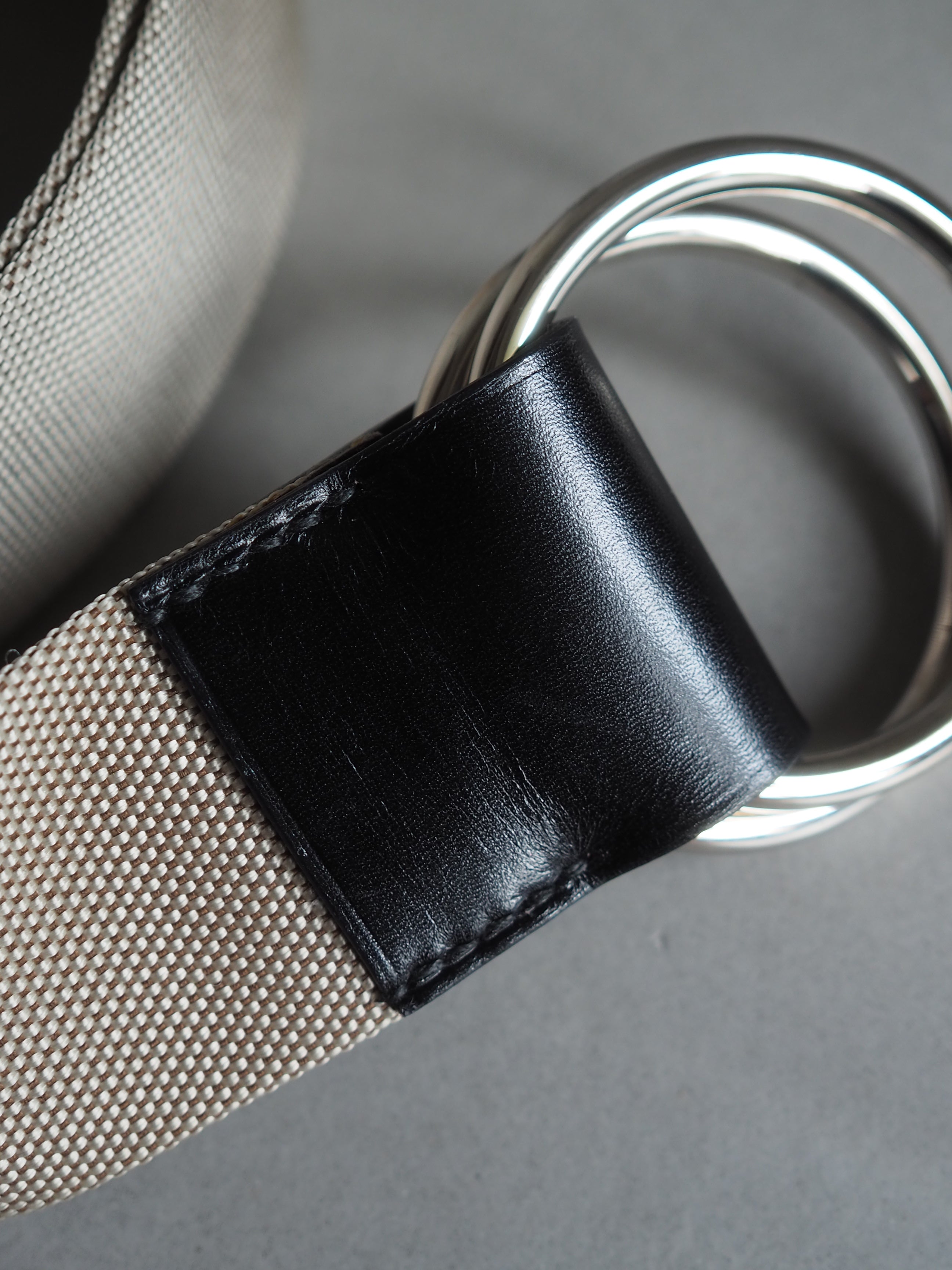 HERMES エルメス ダブル リング ベルト マルジェラ期 115 メンズ