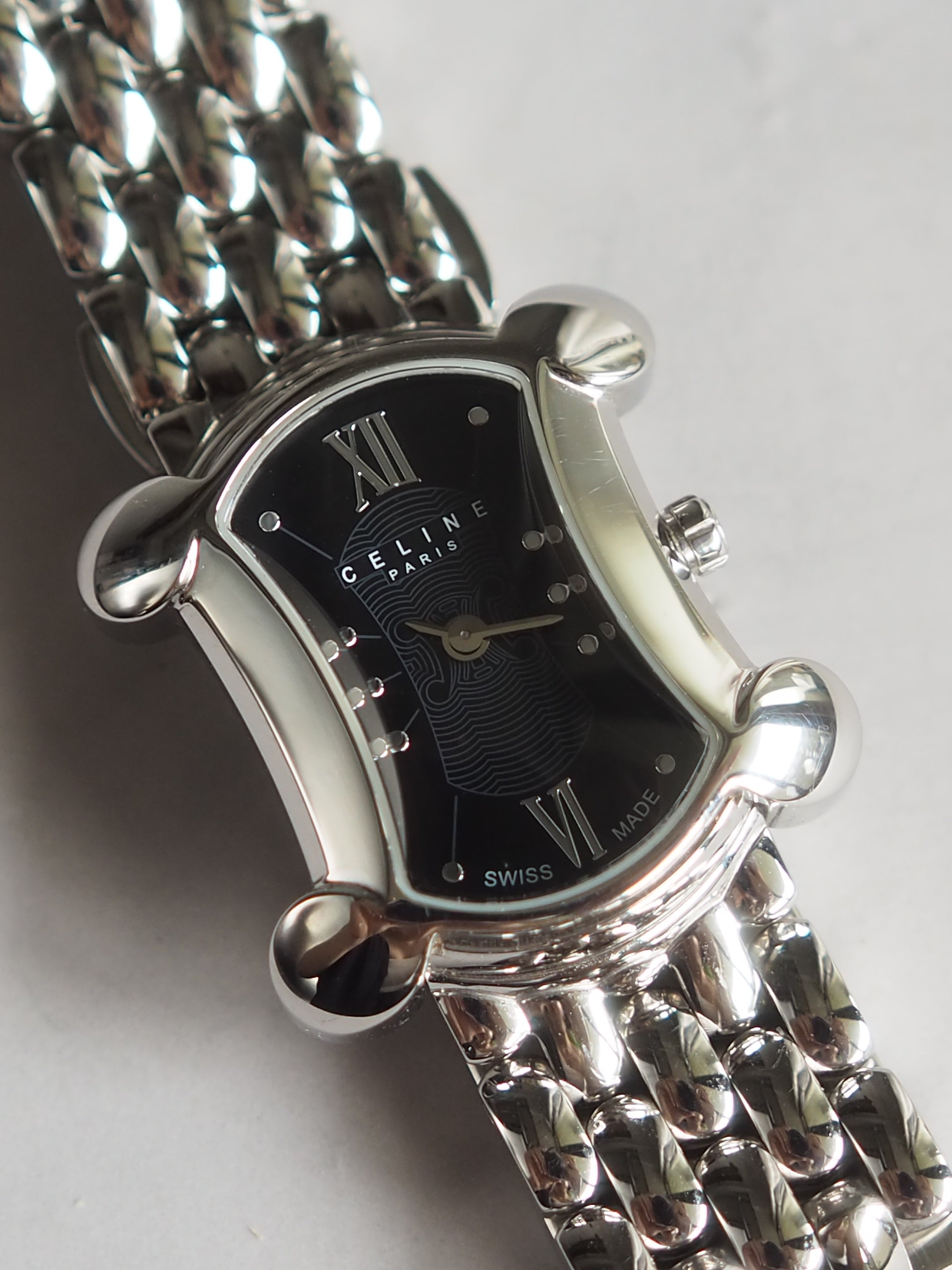 CELINE セリーヌ トリオンフ マカダム フェイス ウォッチ 腕時計