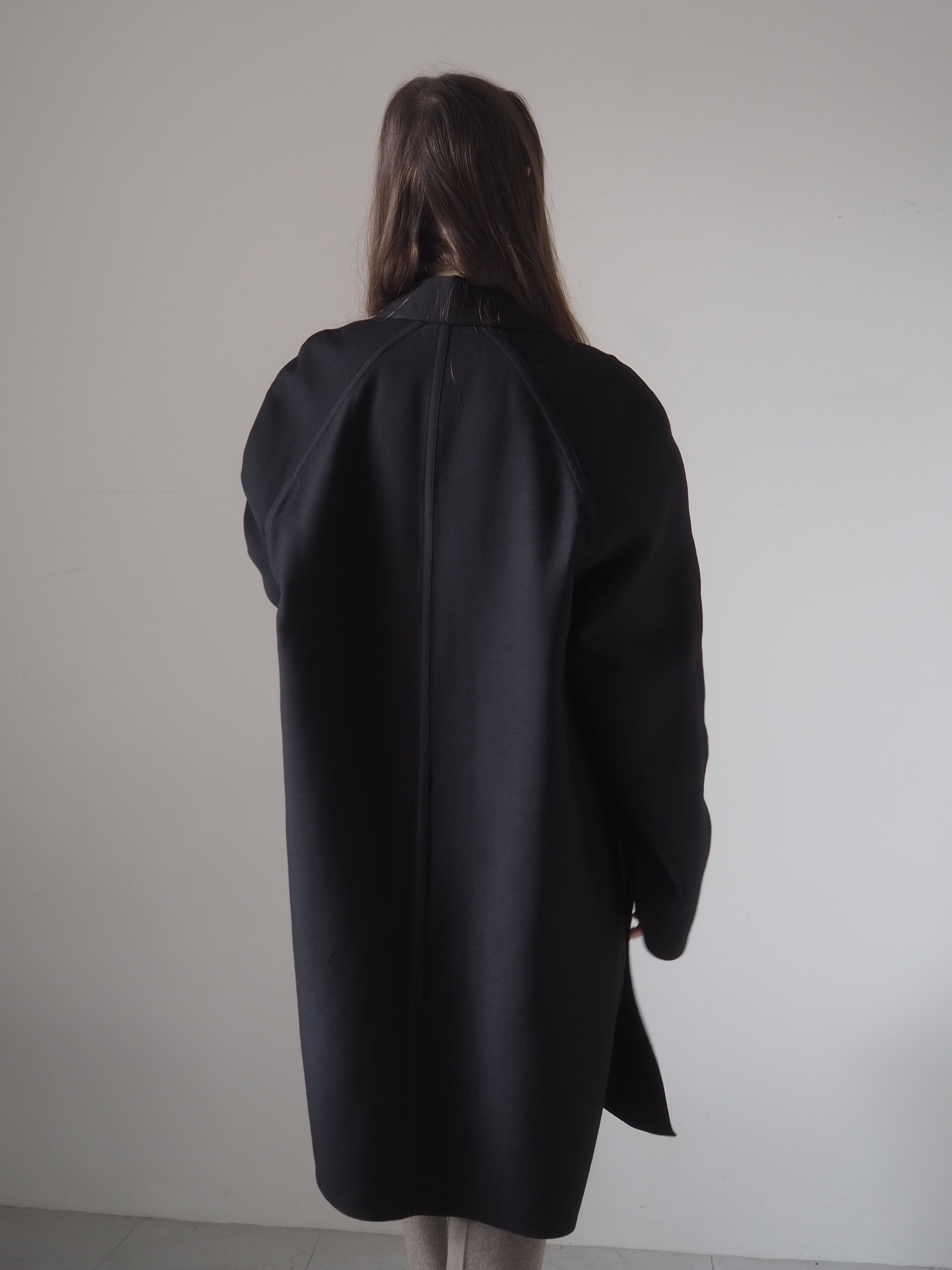 セリーヌ CELINE ボタンレス ウール コート フィービー スプリング