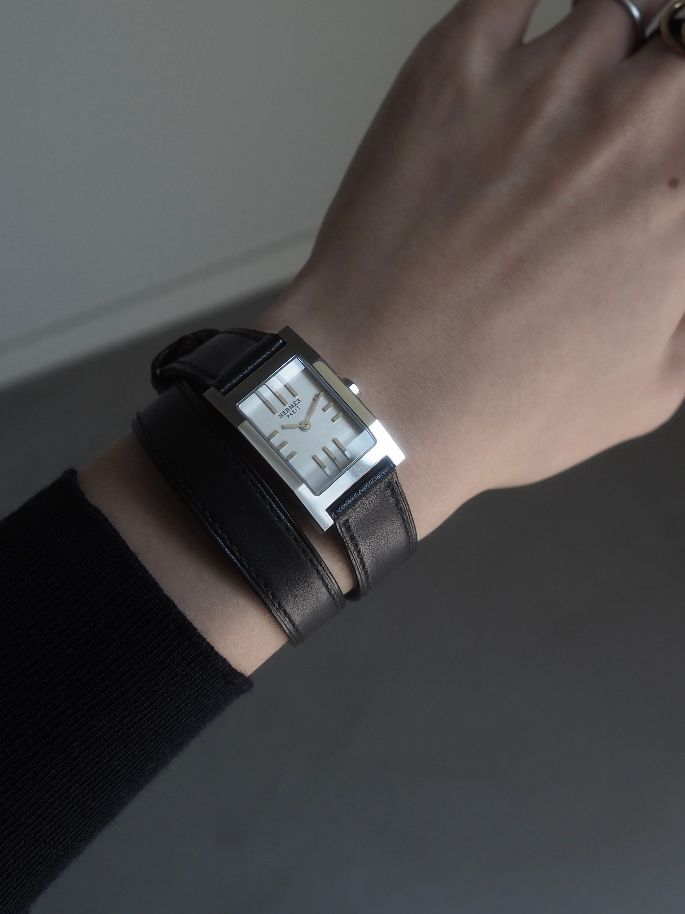 HERMES エルメス タンデム ウォッチ 腕時計 ドゥブルトゥール シルバー