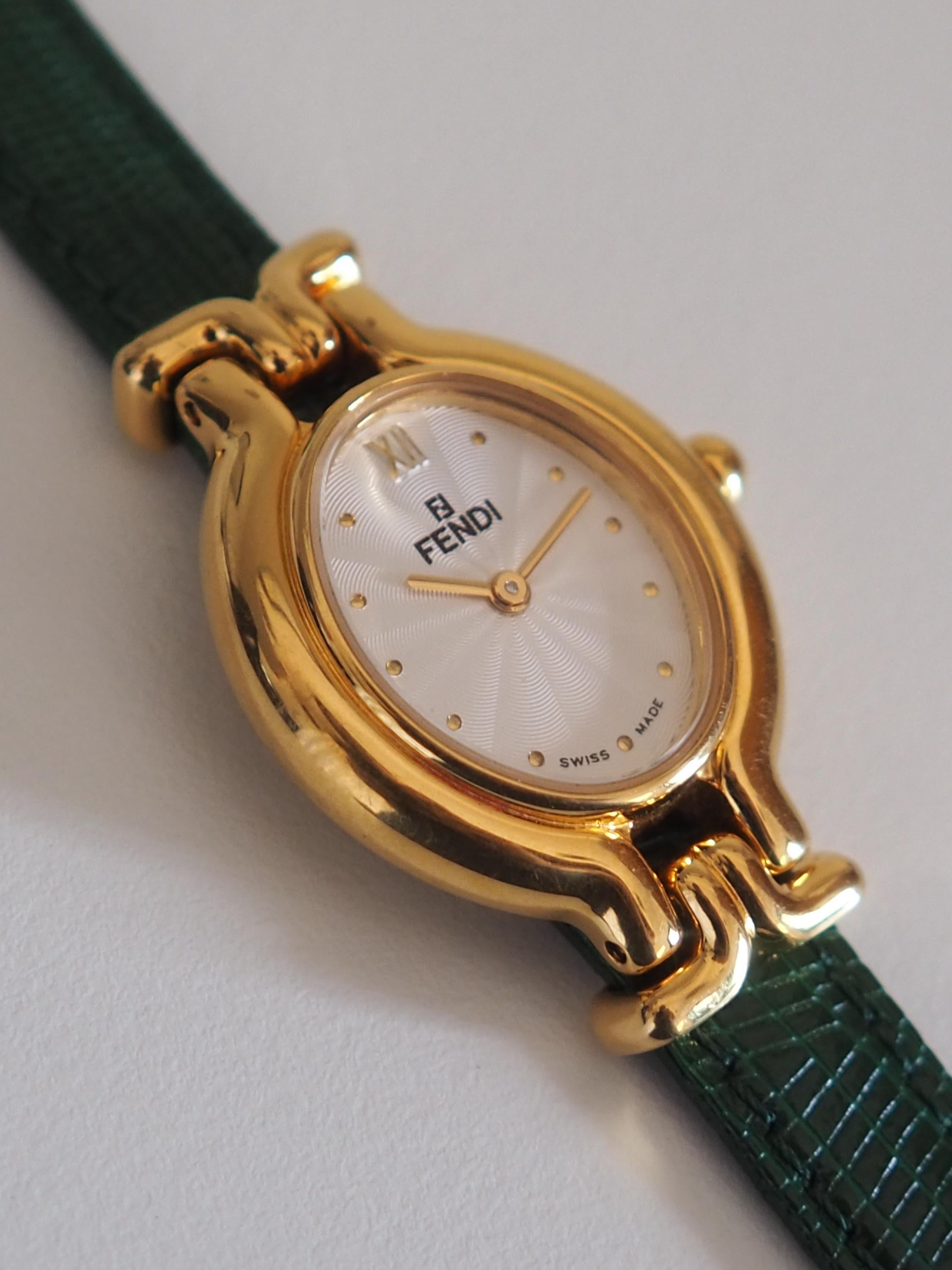 FENDI フェンディ カメレオン ウォッチ 腕時計 ゴールド チェンジ
