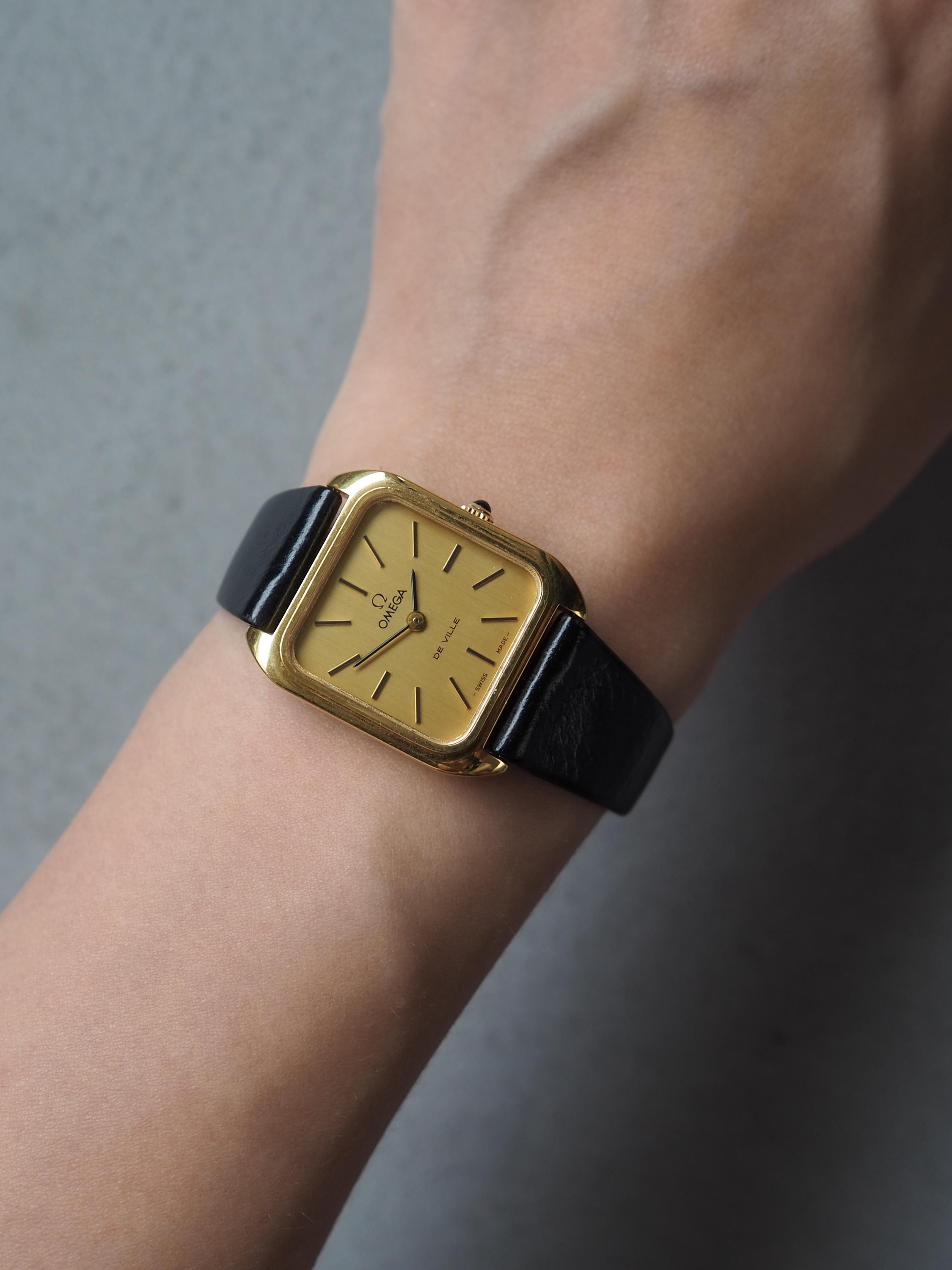 OMEGA オメガ DE VILLE デビル ウォッチ 腕時計 レディース ゴールド