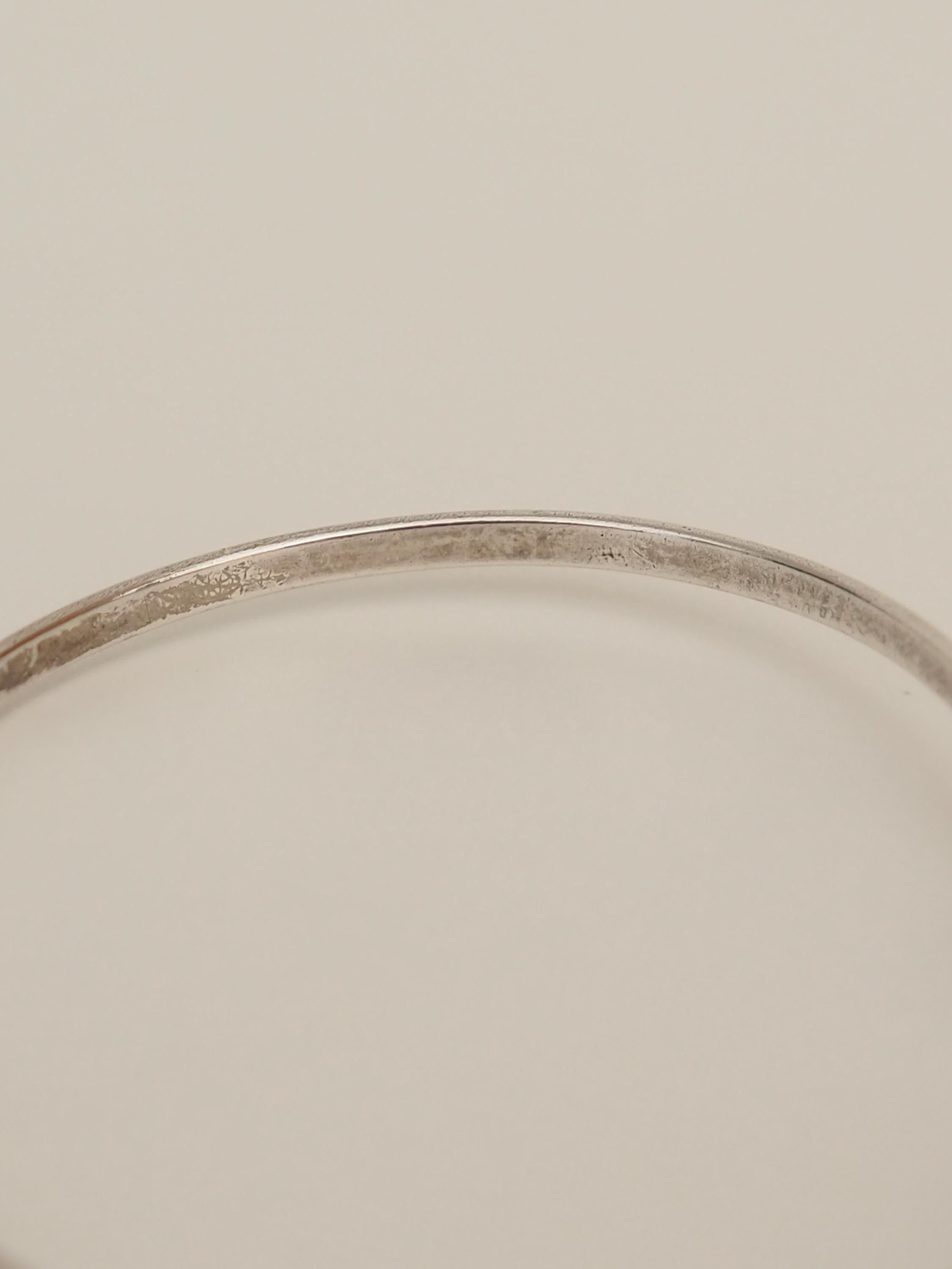 Tiffany & Co ティファニー フック&アイ バングル シルバー ゴールド