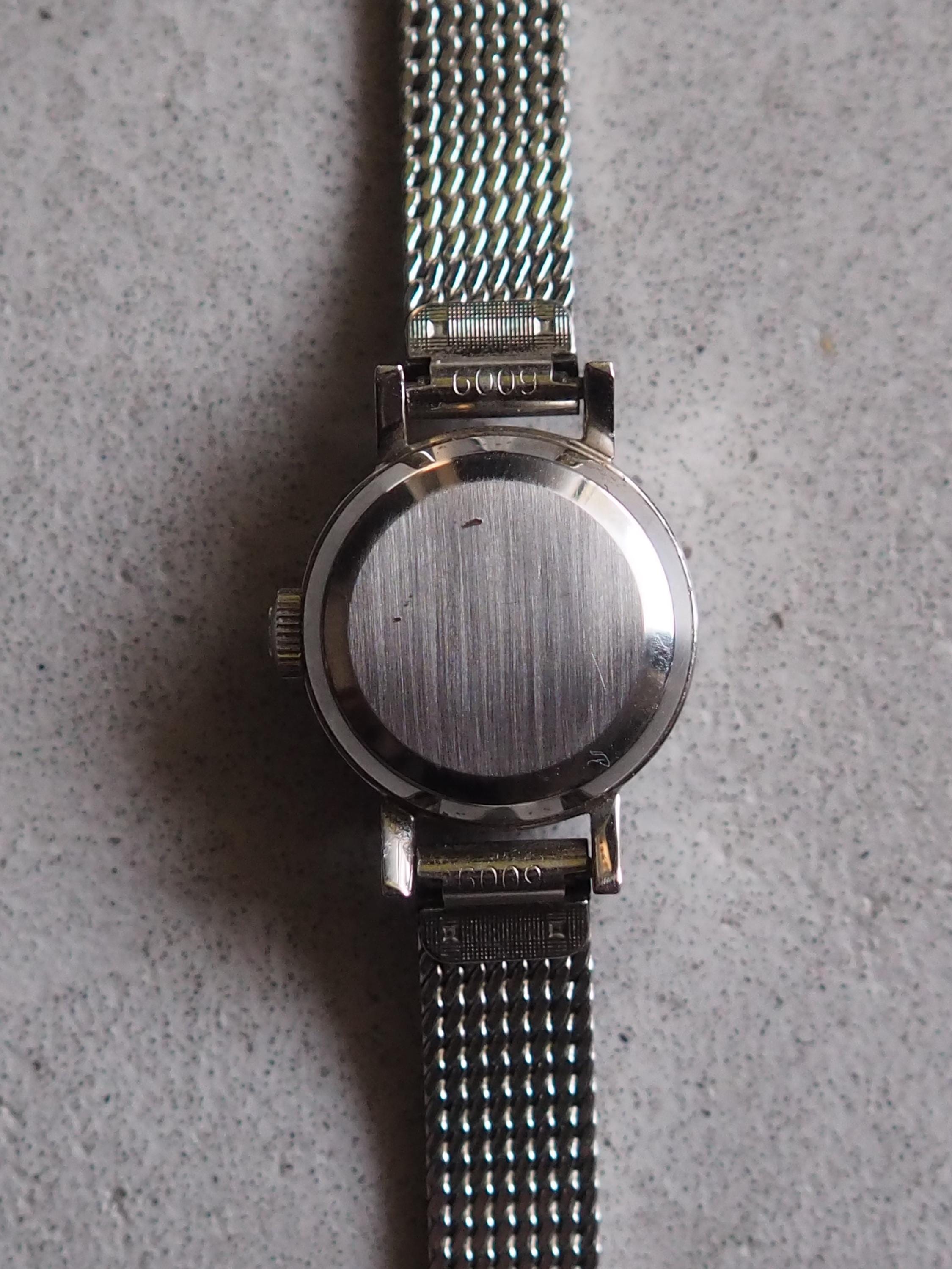 OMEGA オメガ DE VILLE デビル カットガラス ウォッチ シルバー