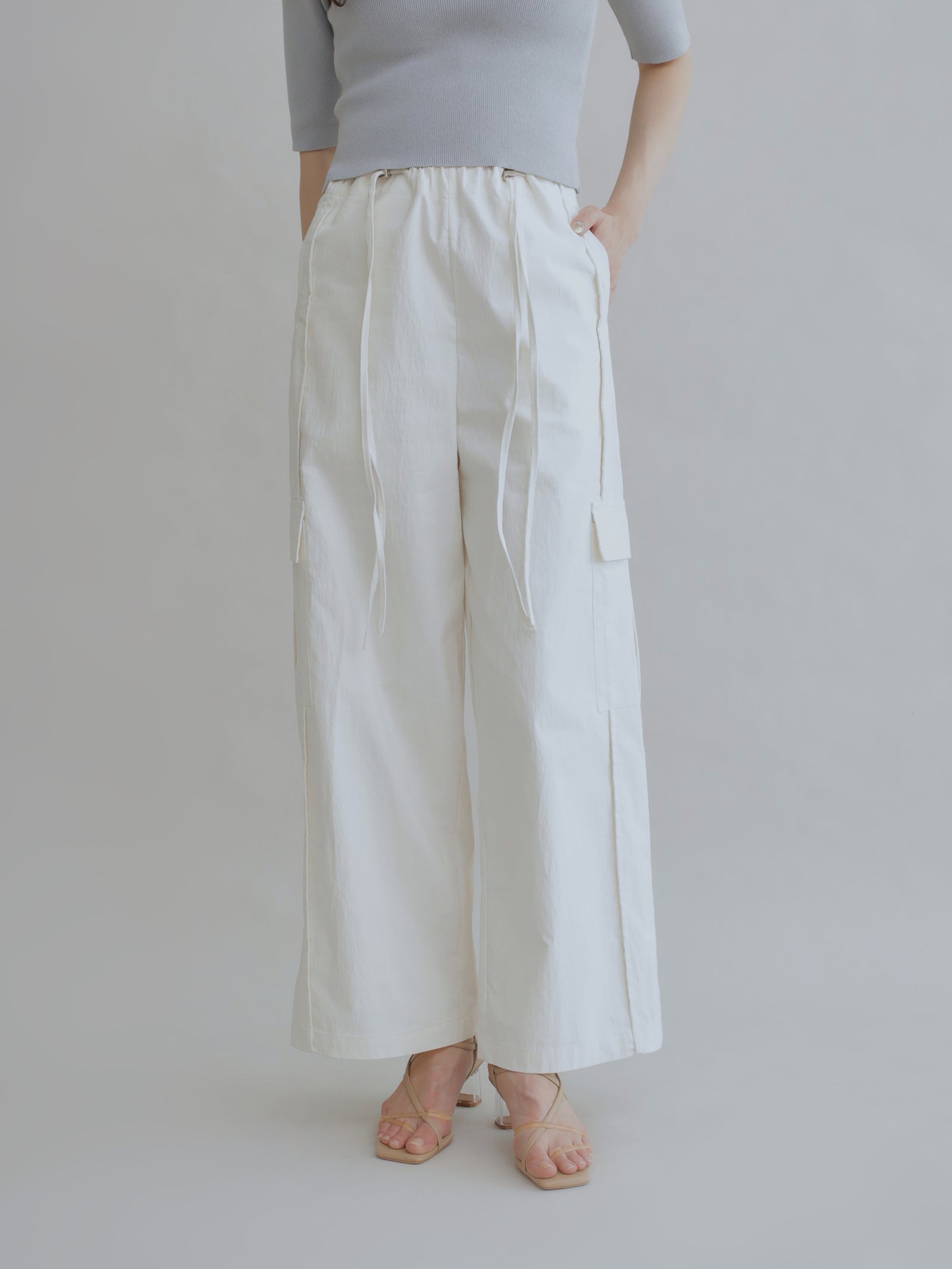 ウエストドロストカーゴパンツ