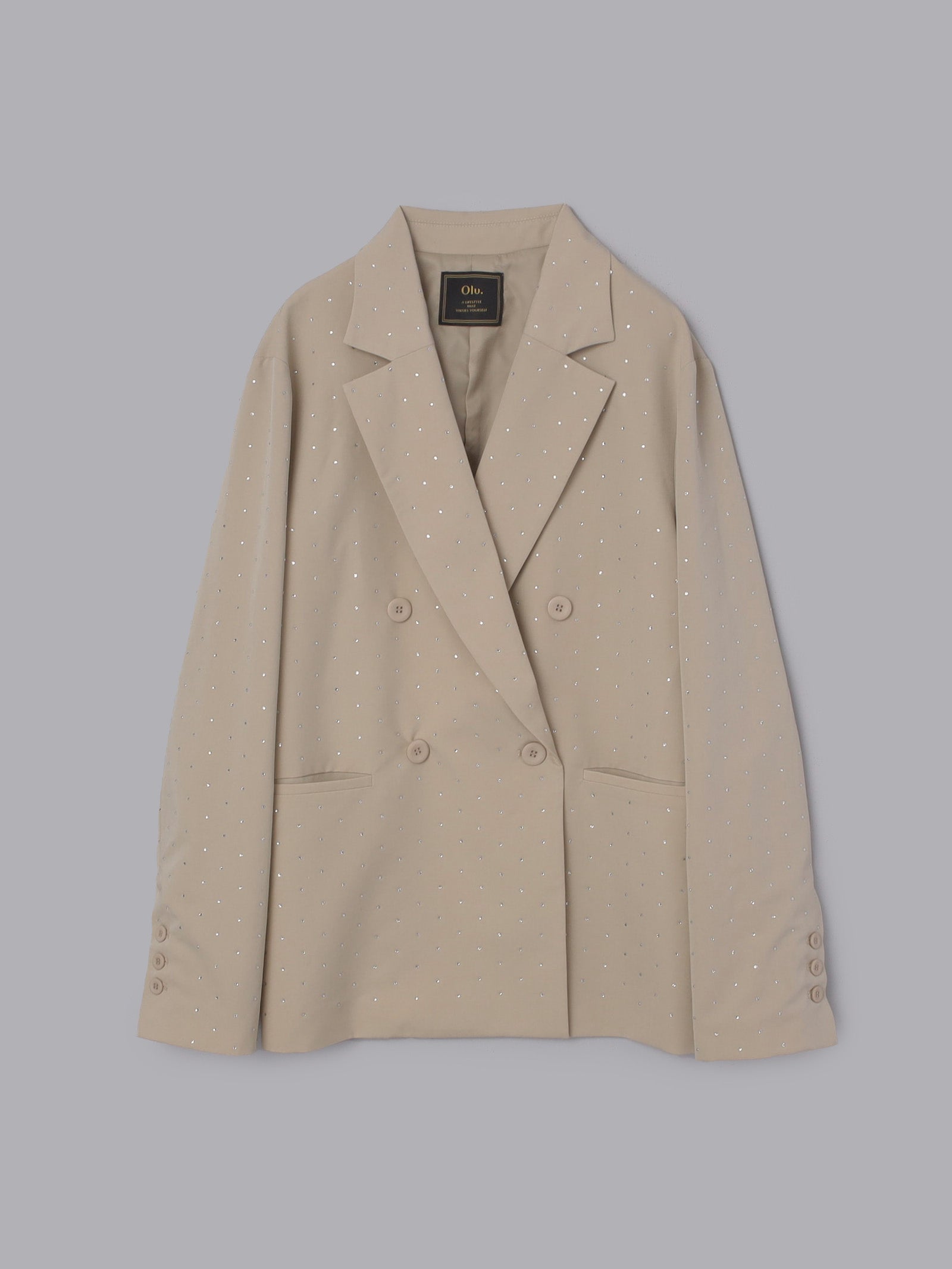 一部予約】ラインストーンジャケット【発送予定日 3月下旬~4月上旬】