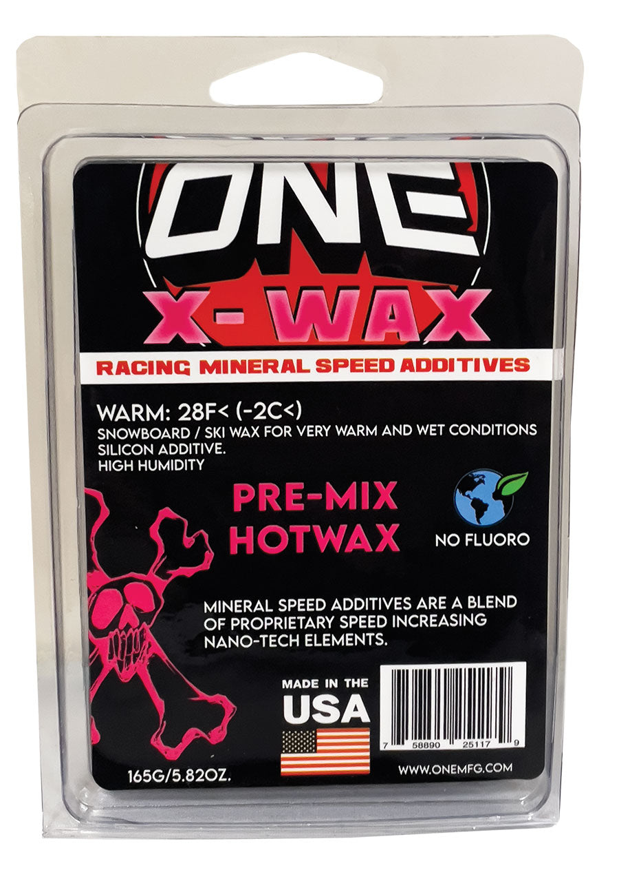 One Mfg X-Wax 165 PRE-MIX Snowboard Wax, Ski Wax - Racing Wax
