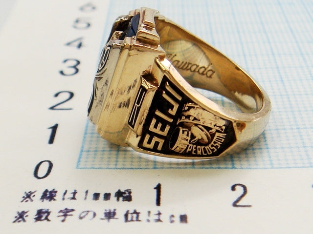 豪華!!10金☆ジャスティンカレッジ☆カラーストーン リング・指輪