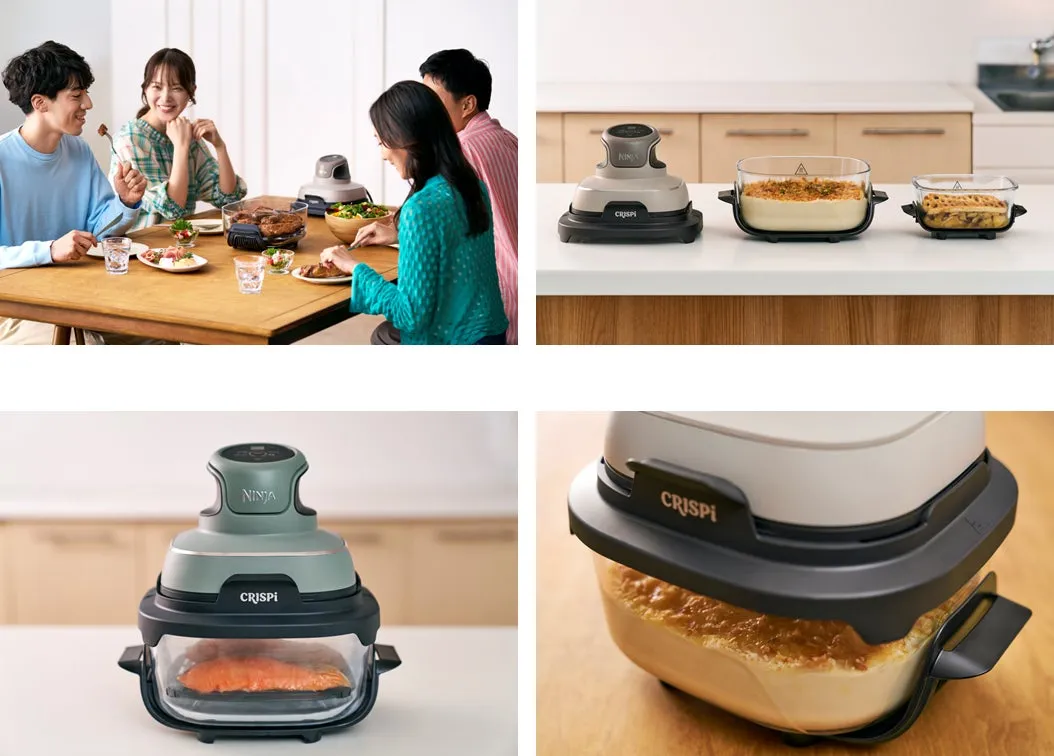 Ninja Crispi テーブルクッカー」食卓で調理から保存まで完結！ - onesuite