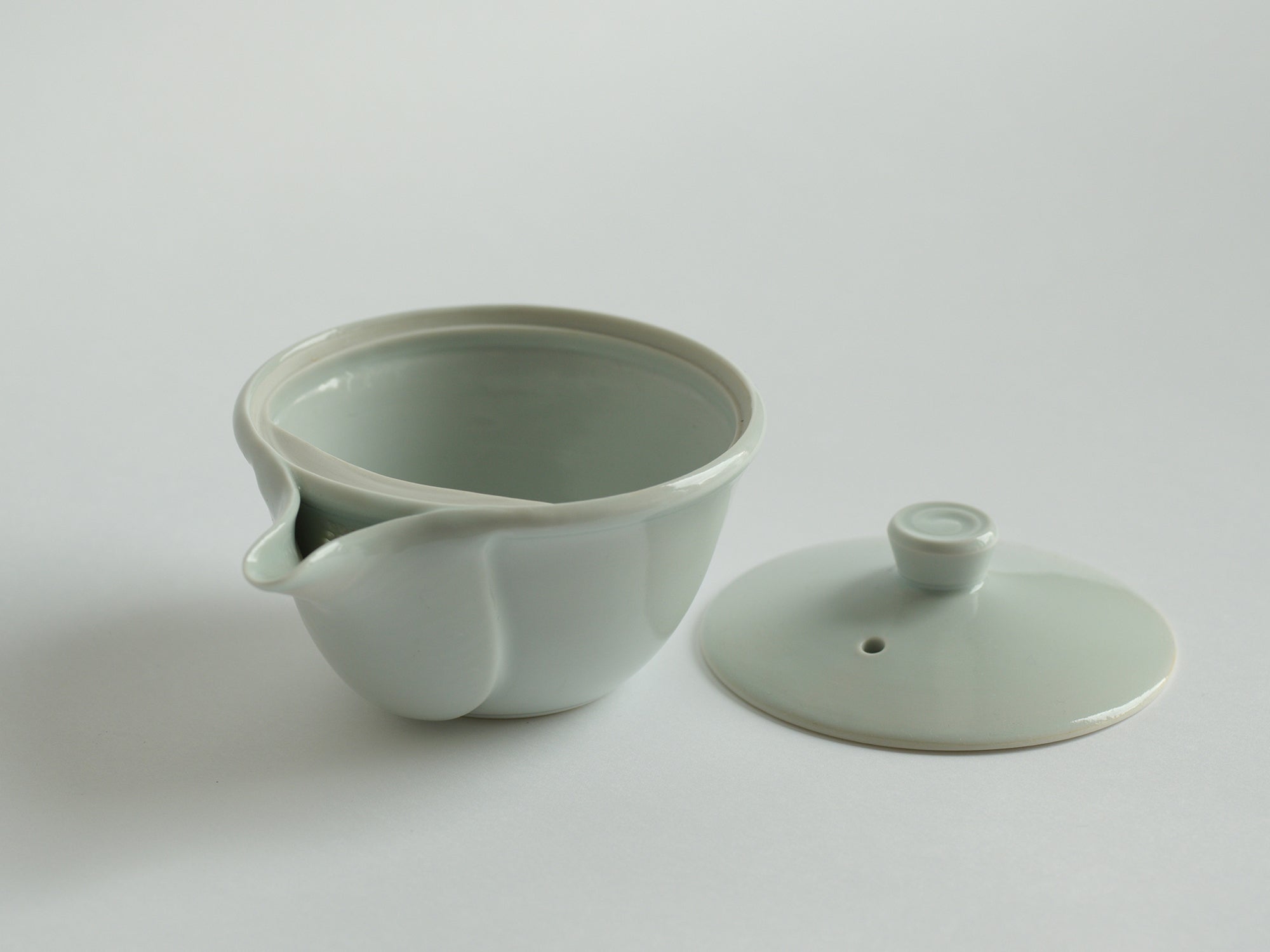 朝日焼 白磁宝瓶 櫻井焙茶研究所特別仕様