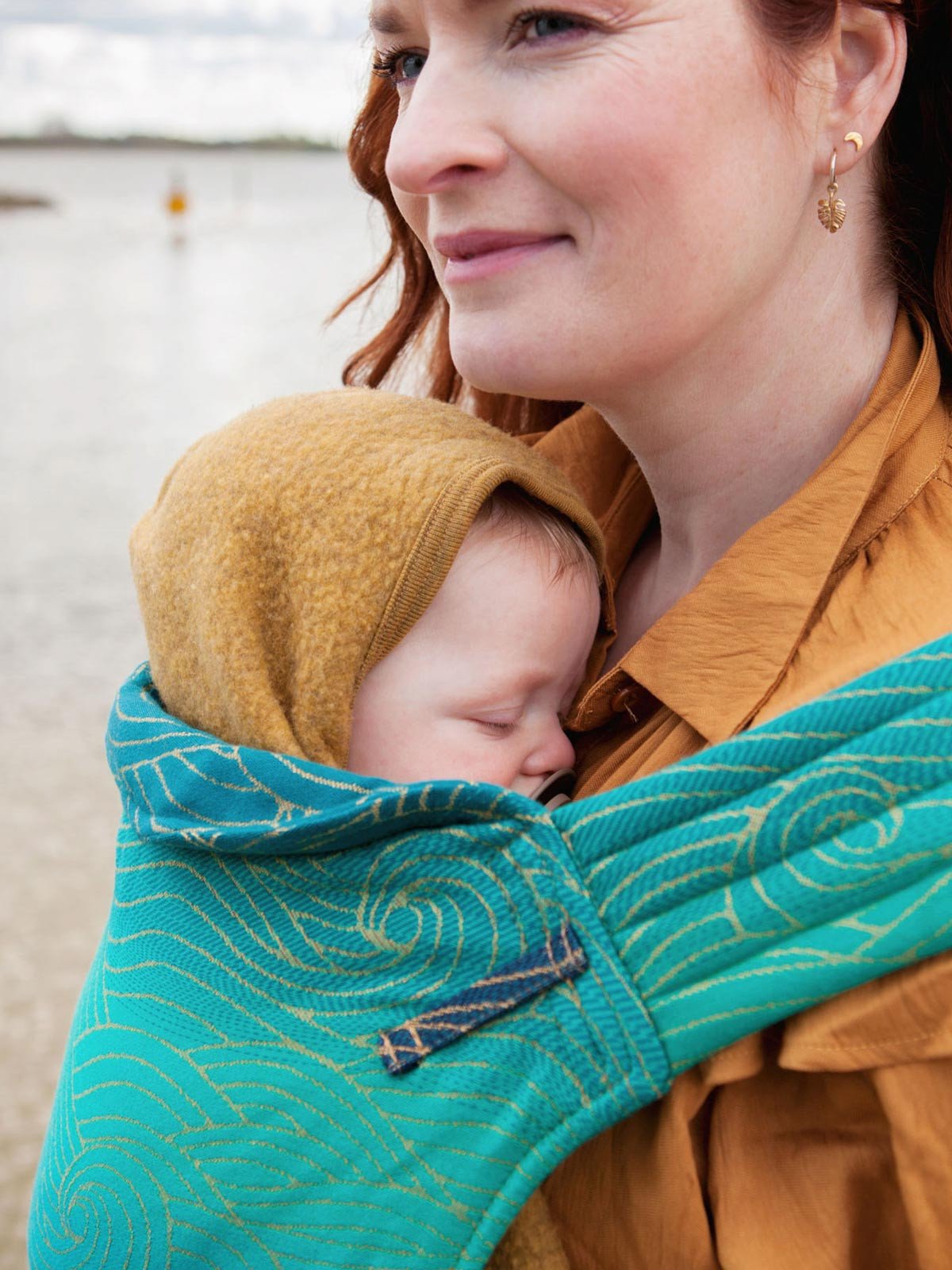 オーシャ oscha ベビーラップ size4 hemp rainbow オーシャ oscha