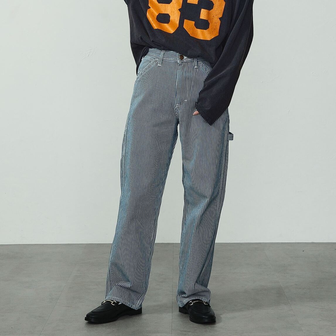 LEE】 DUNGAREES ペインターパンツ ヒッコリー