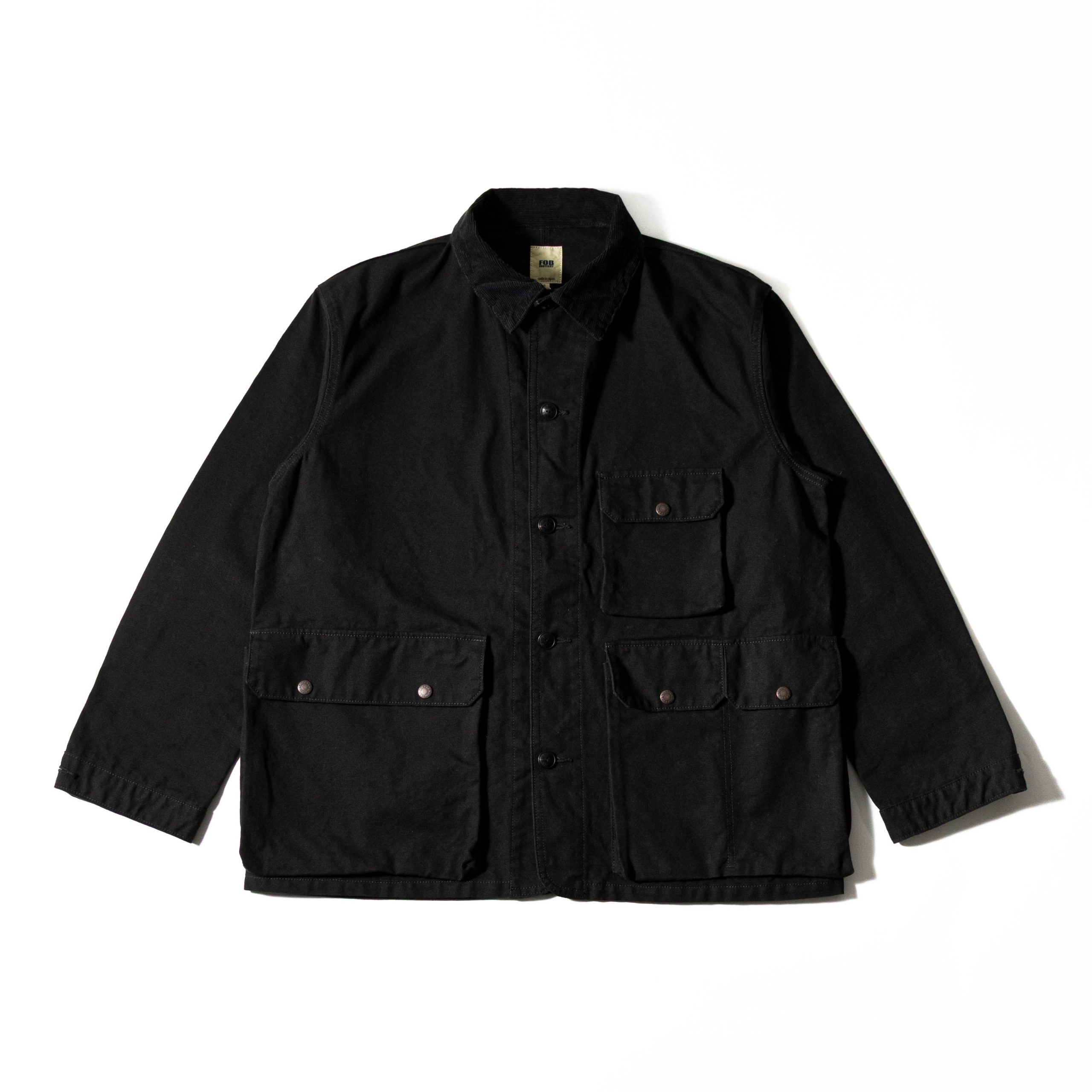 FOB FACTORY】ダックハンティングジャケット (BLK)