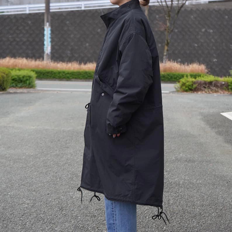 スタンドカラーモッズコート(2colors)