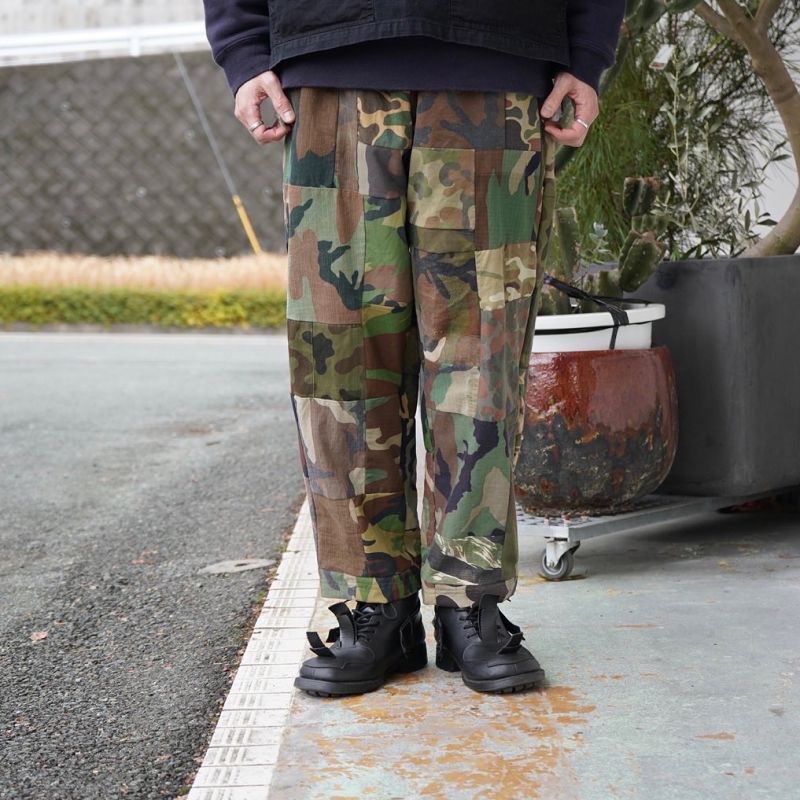 Fatige P/W Easy Pants/ファティーグパッチワークイージーパンツ(CAMOMIX)