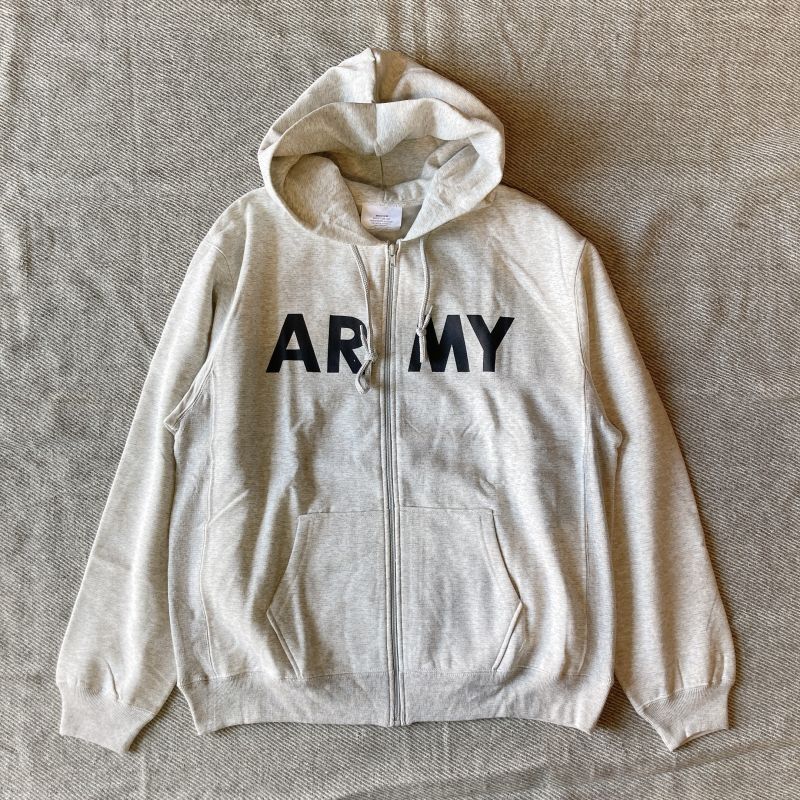 アメリカ軍】USタイプ ARMYスウェットパーカー (ASH)