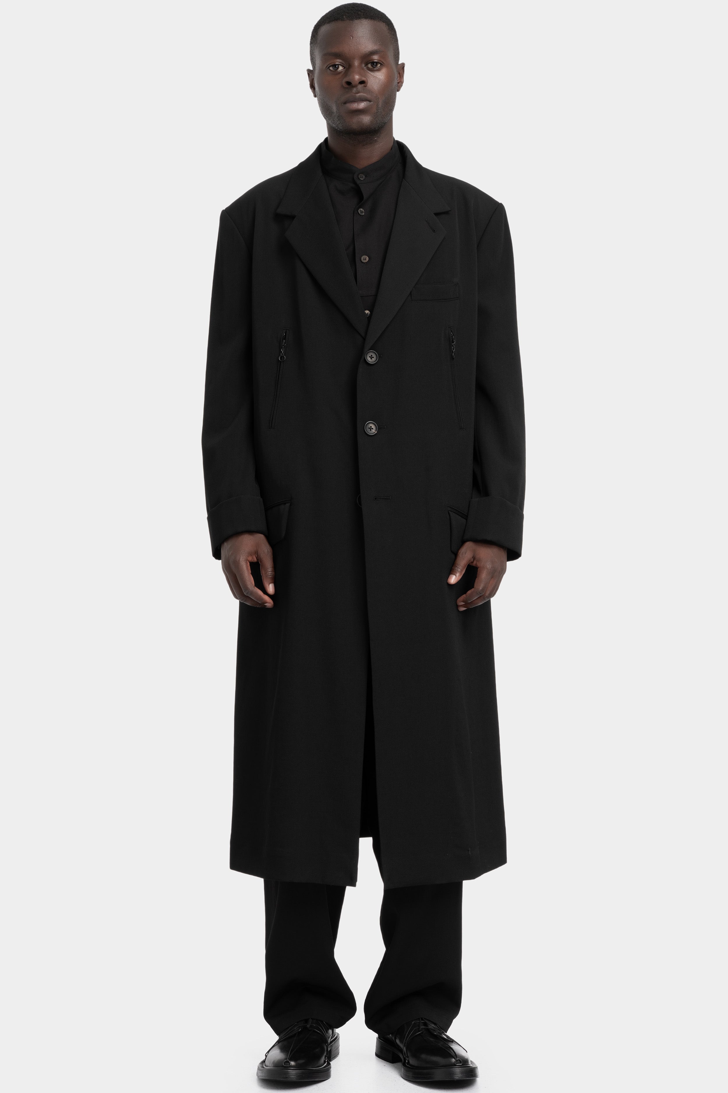 Y's Yohji Yamamoto | AW25 - Long wool coat, ML-J12-103 – ORIMONO.eu