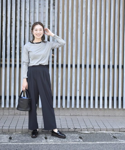 ハリ感タックワイドパンツ（撥水） – OURHOME