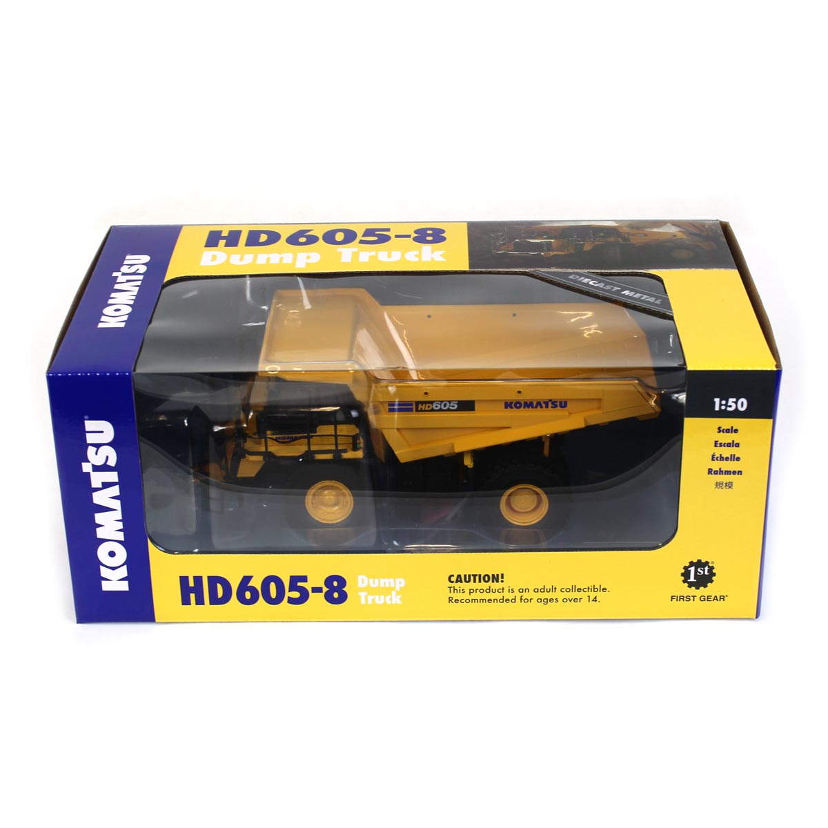 1/50 Komatsu HD605-8 Dump Truck by First Gear — Outback Toys