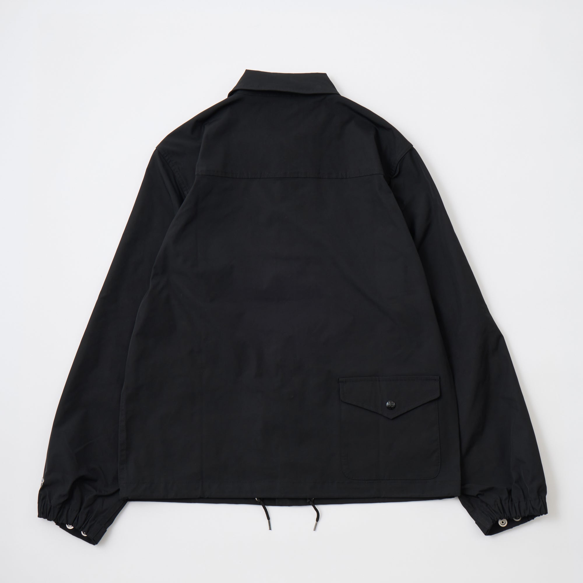 FELCO CLASSIC FIT SET IN SLEEVE UNLINED COACH JACKET SNAP BUTTON