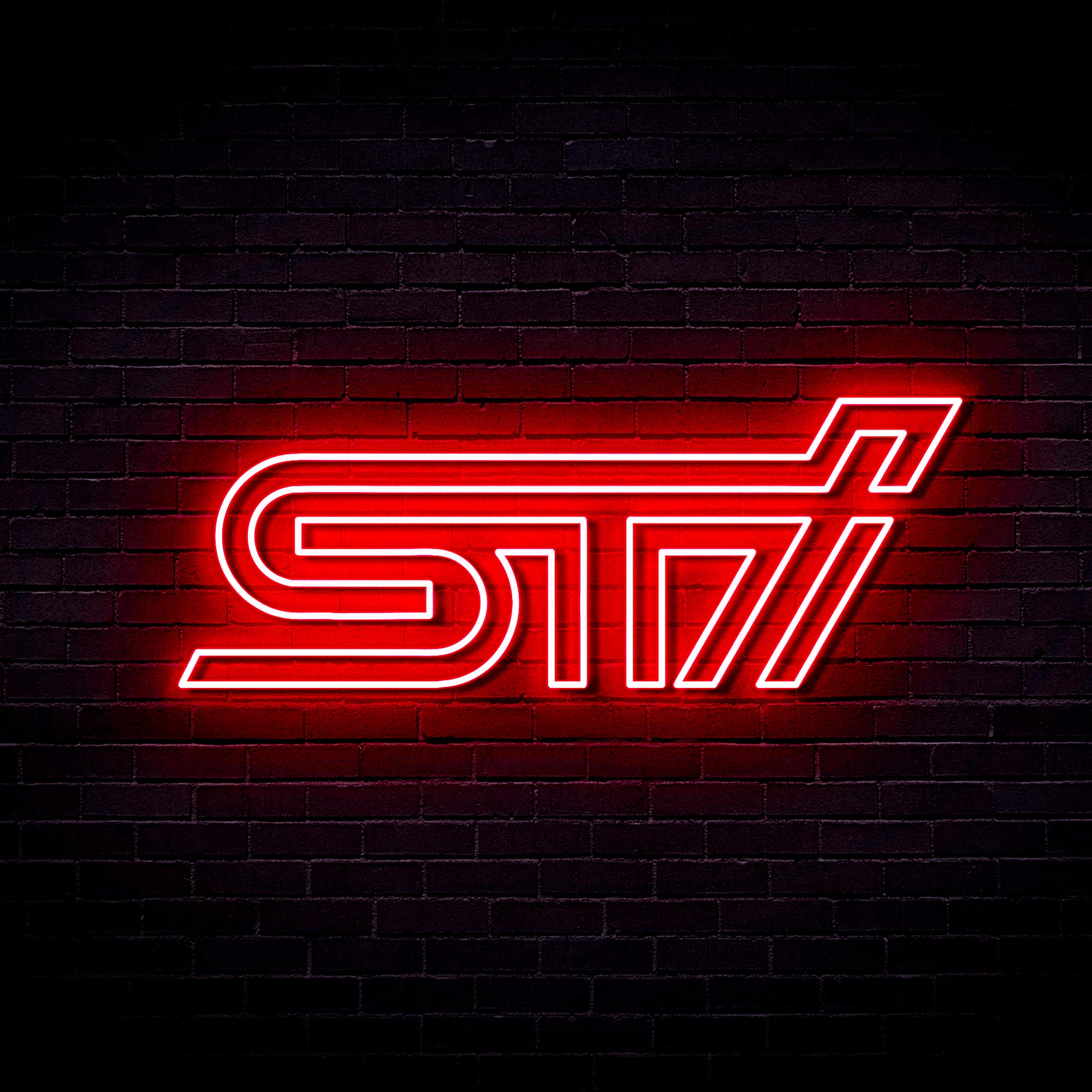Subaru STI Neon/LED sign – OverLimitz