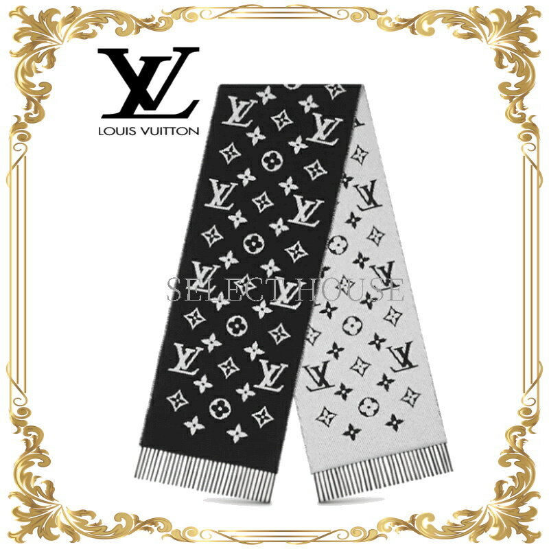 ルイヴィトン エシャルプ モノグラム カラーブロック マフラー M76573