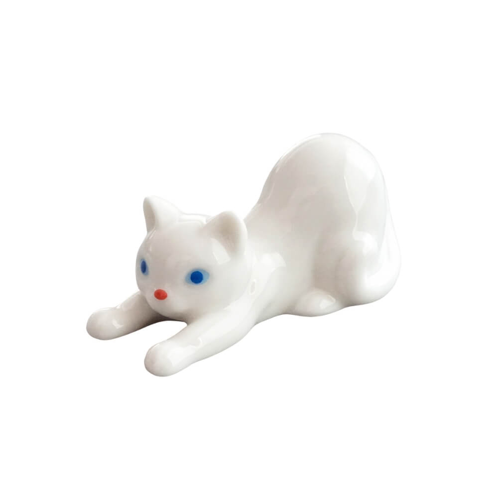 classic ネコの置物 】 陶器のネコ置物 箸置き おしゃれ かわいい 猫