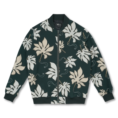 和柄 ブルゾン ＜歌舞伎/黒＞ | 京友禅アロハシャツ【Pagong】公式