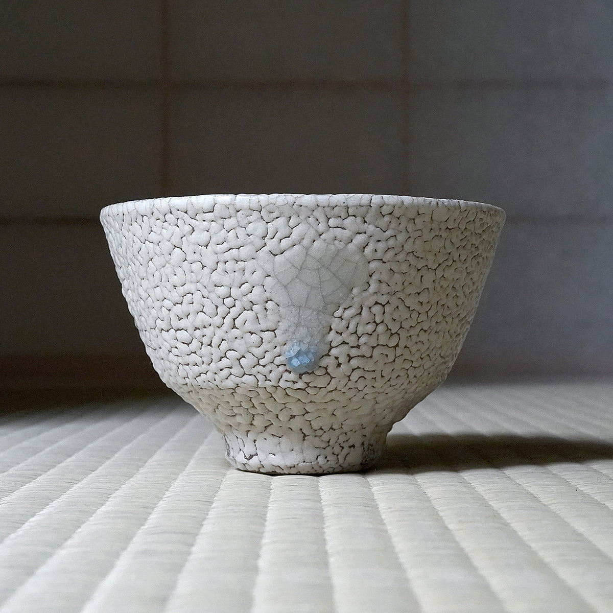 伊藤千穂 白梅花皮茶碗 ITCTB009 – 白白庵（PAKUPAKUAN）