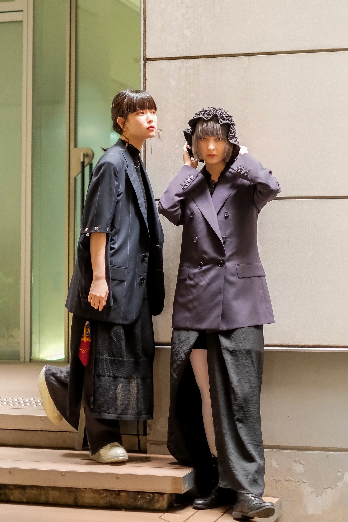 LITTLEBIG(リトルビッグ)の21SS Flare Sleeve Double Breasted Jacket