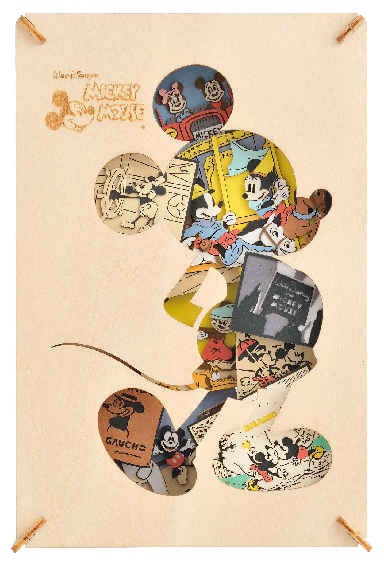 ミッキーマウス PAPER THEATER -wood style- / PT-WL10 MICKEY MOUSE