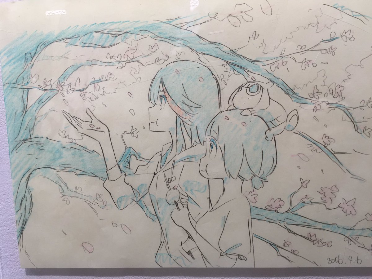 昨日、(ほ)は大好きなアニメーターすしおさんの個展に行ってきましたよ