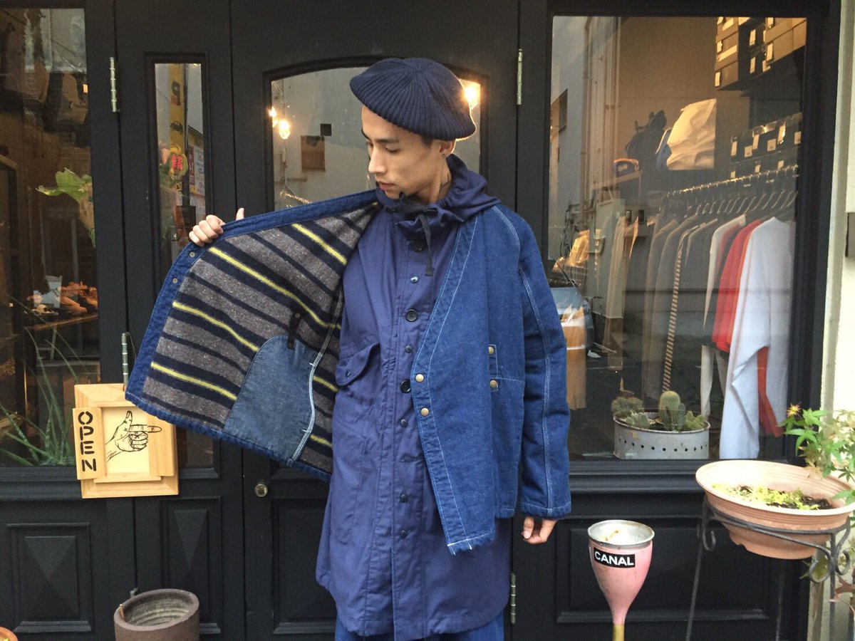 ニードルズ デニム作務衣コート Sサイズ Needles (ニードルズ) デニム