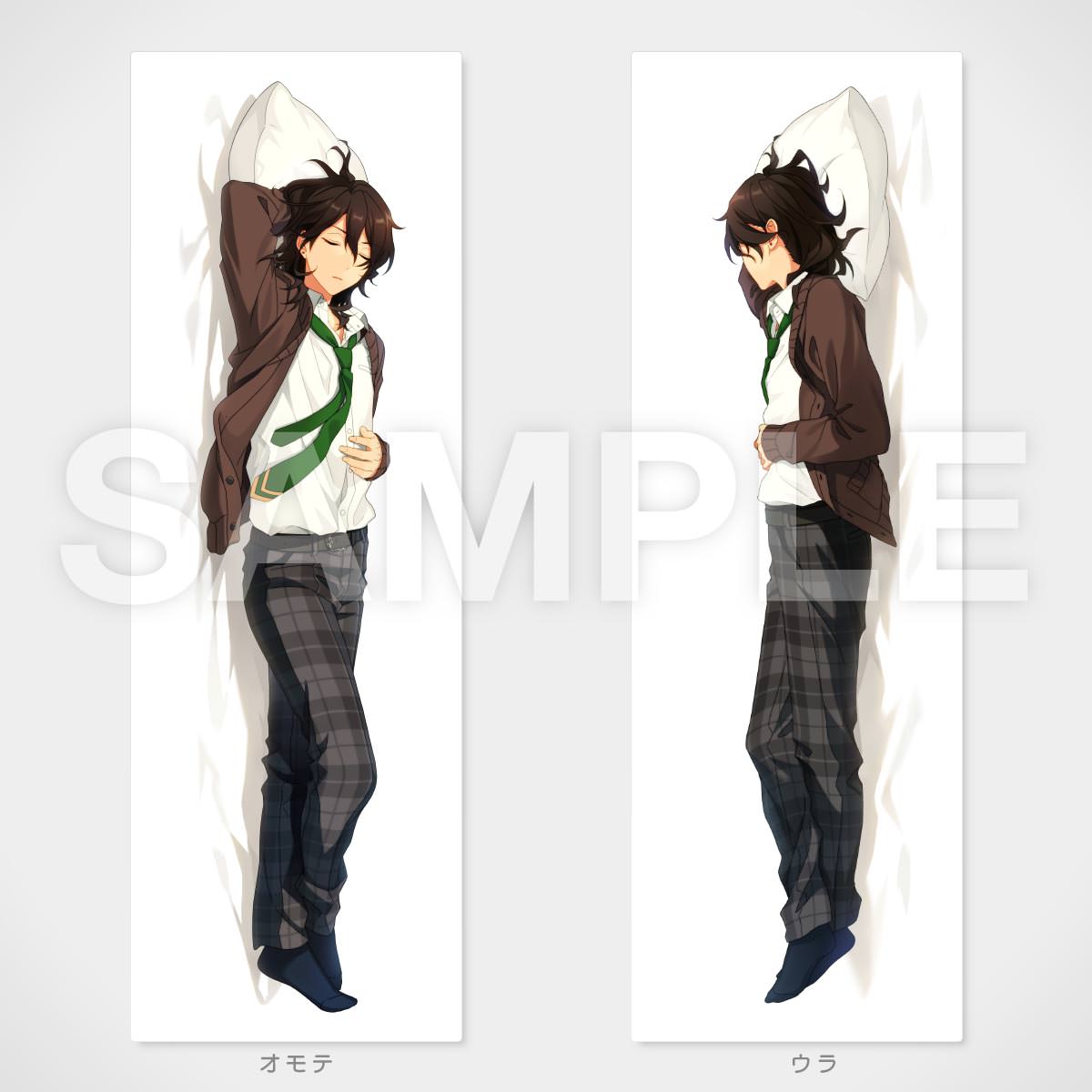 高峯翠と朔間零の抱き枕カバーの他、レオと泉は描き下ろしタペストリー