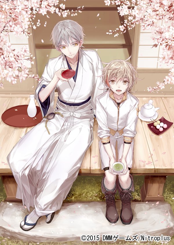 刀剣乱舞-ONLINE-」1周年記念】 鶴丸国永・物吉貞宗を、Izumi氏に描き