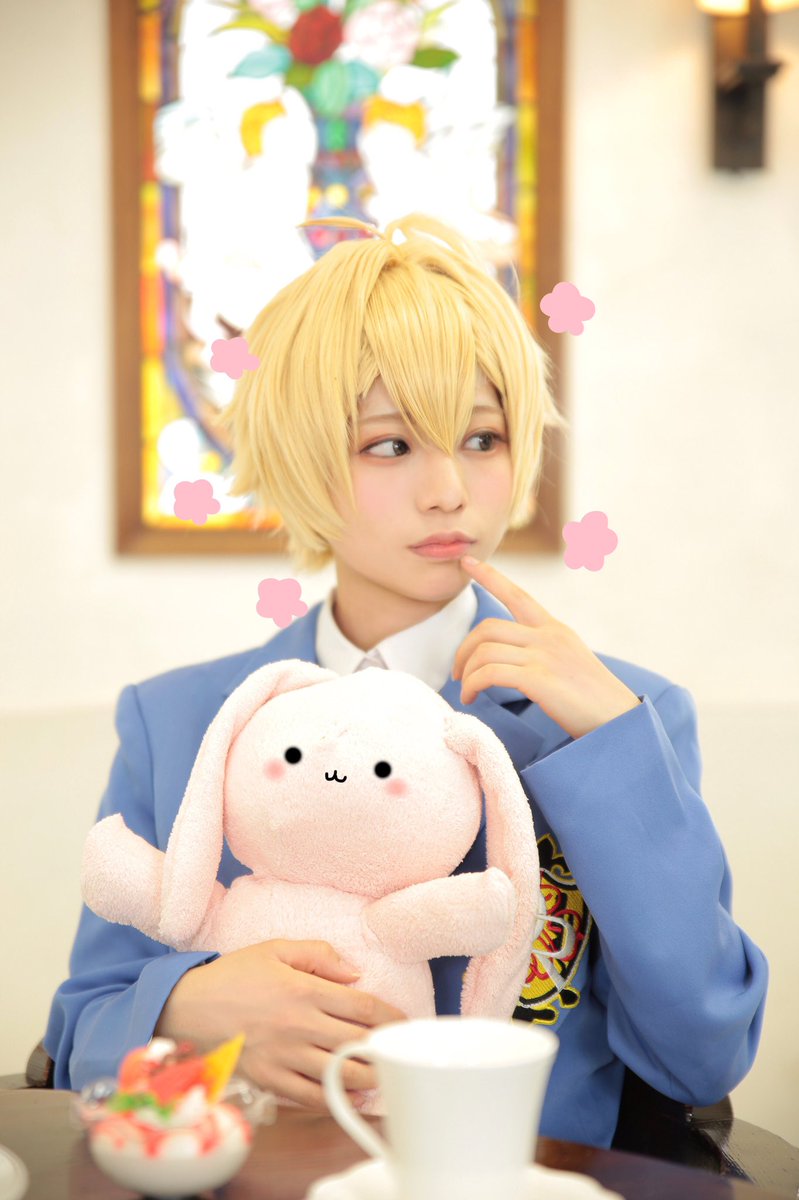 ⚠︎cos 【 桜蘭高校ホスト部 】 埴之塚光邦(ハニー先輩)🐰🌸 #コスプレ