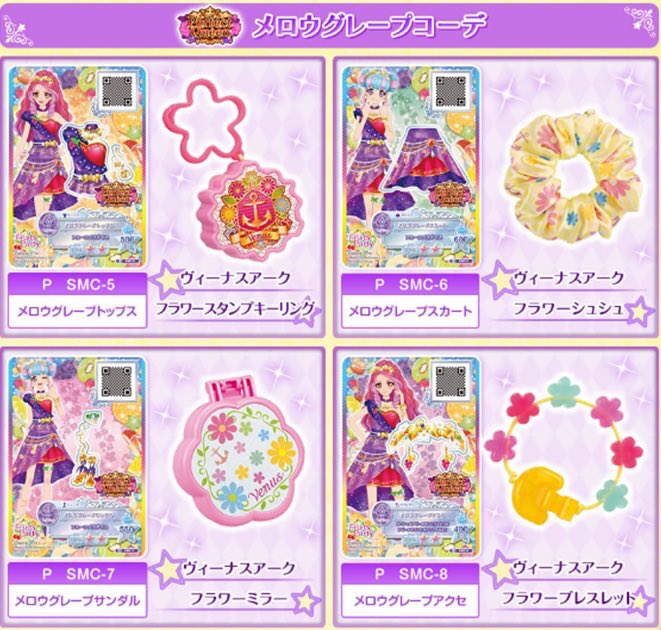 マクドナルドのハッピーセットでアイカツスターズ！のおもちゃと