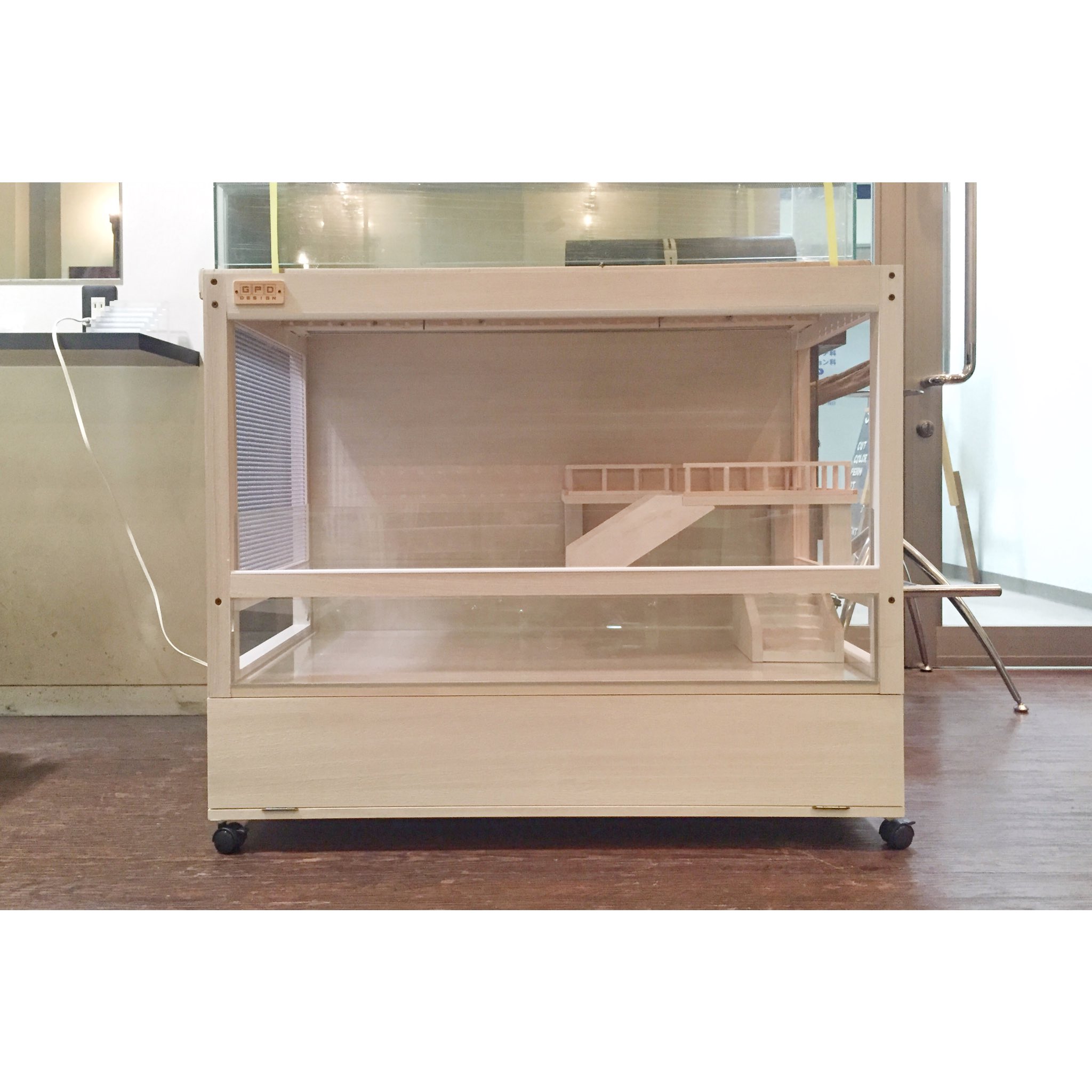 爬虫類ケージ 木製ケージ 900×600フトアゴ ハリネズミ フルオプション