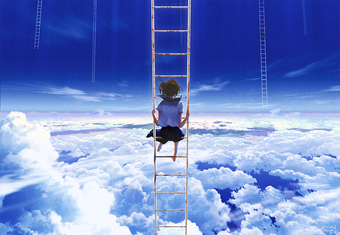 【絵画】mocha 天使のはしごL