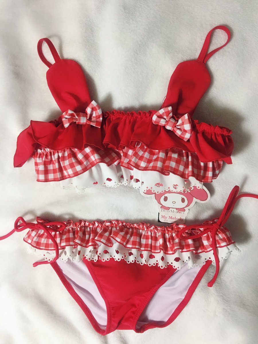 やっぱりかわいい❤️❤️❤️ マイメロの水着👙 超可愛