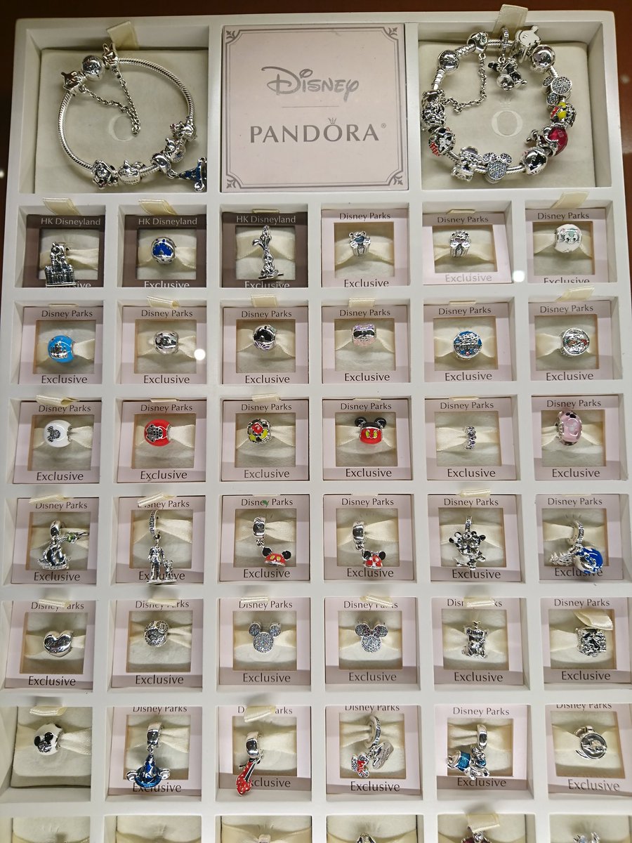 香港ディズニーランドで販売中のPANDORA（パンドラ）アクセサリー
