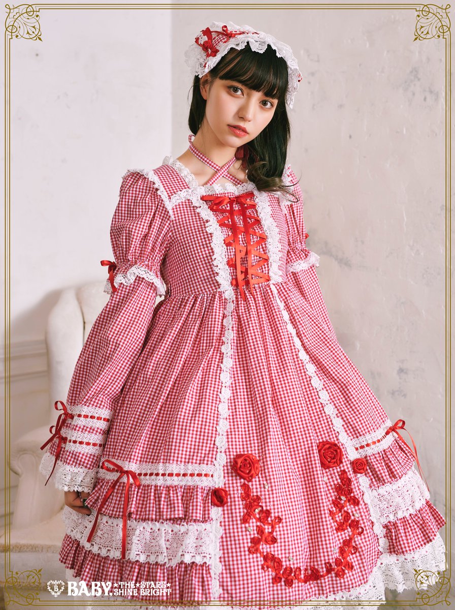 ⭐︎BABY新作情報⭐︎】ギンガムチェック巻きバラドールワンピース