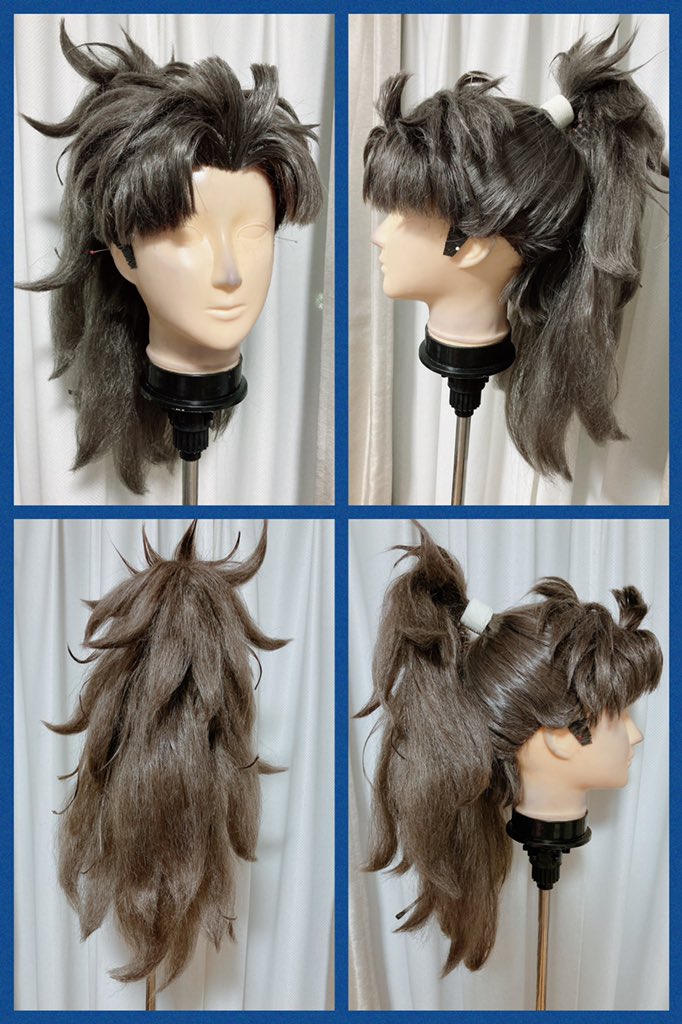 まゆめズラ工房 RKRN//忍たま 竹谷八左ヱ門 ウィッグ ①完成