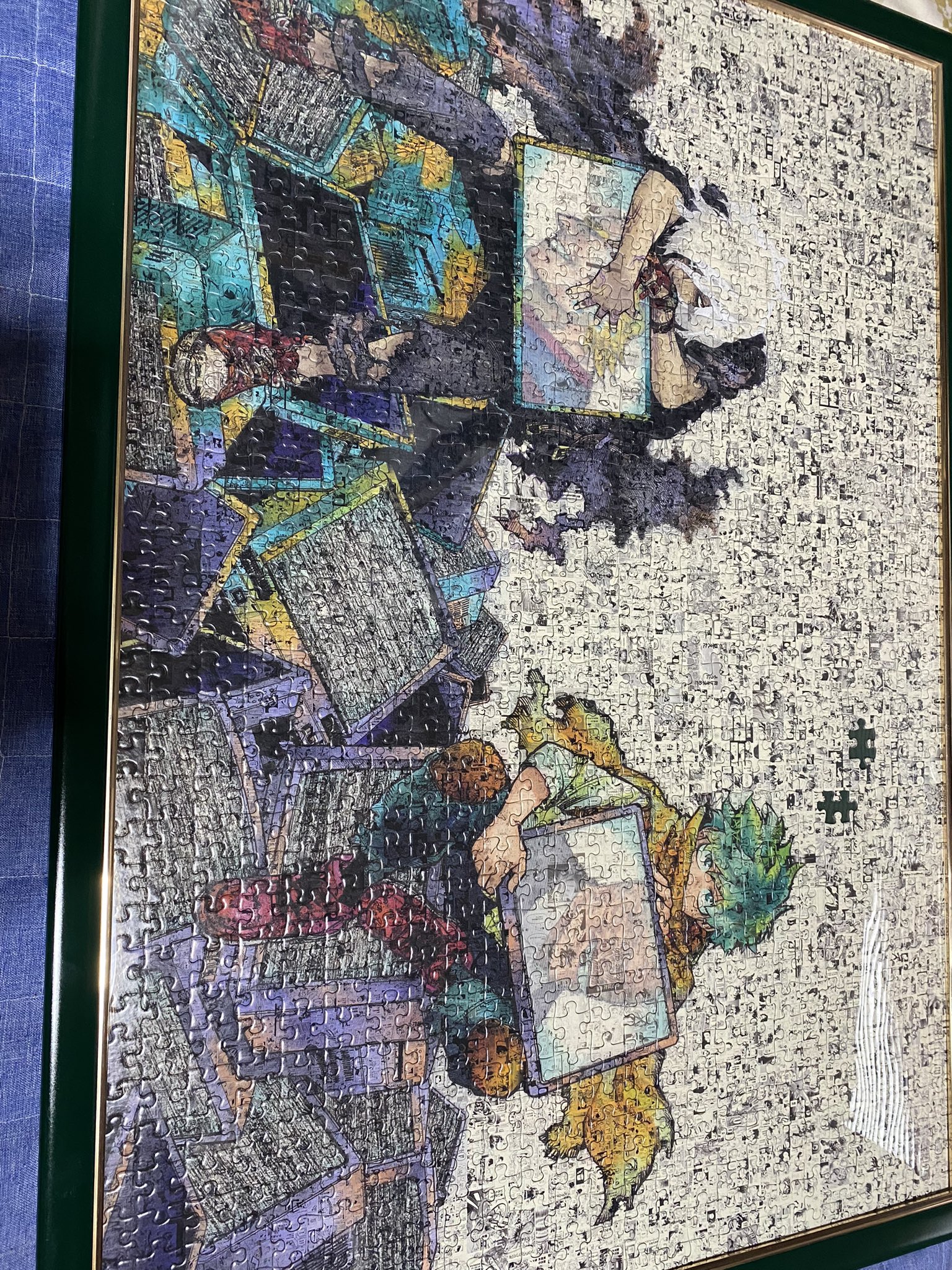 ヒロアカ 原画展 モザイクアートパズル 1000ピース ヒロアカ原画展