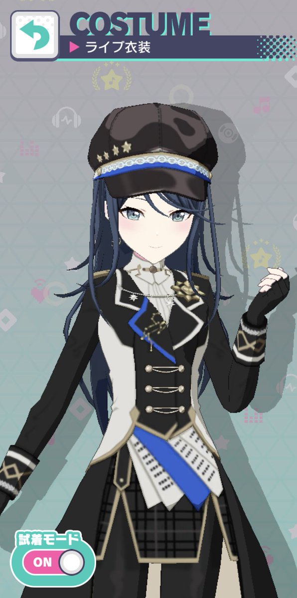 今回は一歌ちゃんとレオニKAITOさんに「軍服」をモチーフにした衣装が