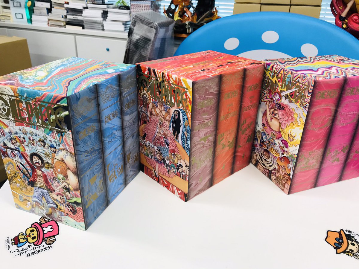 ONE PIECE BOXセット監修中！製作段階のものだけど、第3部もカッコ良