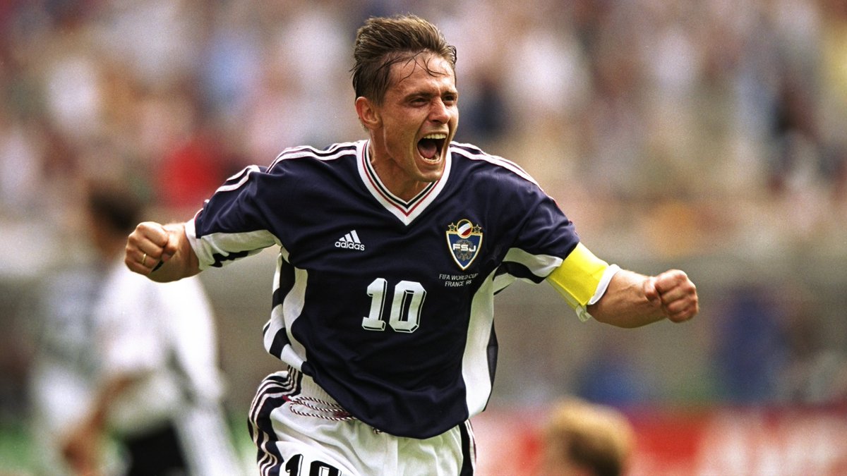 ⏪ #TBT to the 1998 #WorldCup and Dragan Stojkovic putting
