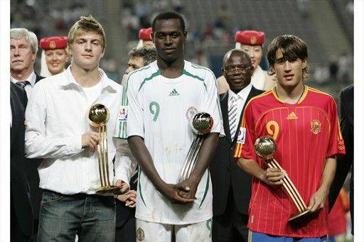 Golden Boot and Golden Ball award winners from the 2007 U20 World