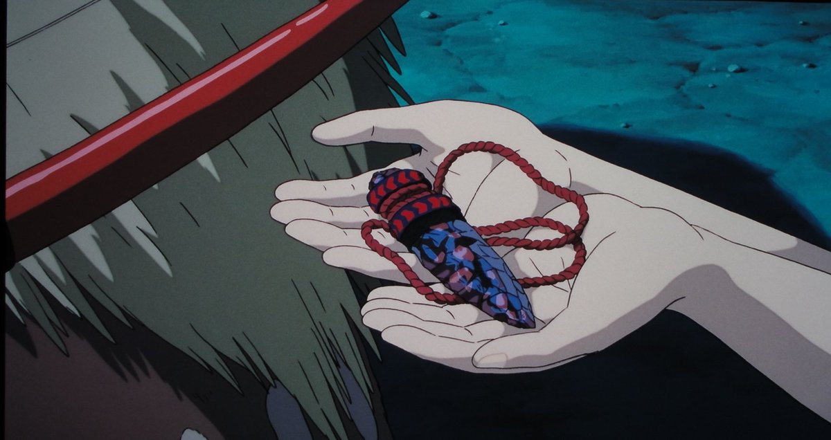 もののけ姫』でカヤがアシタカにあげた玉の小刀は、黒曜石のナイフです